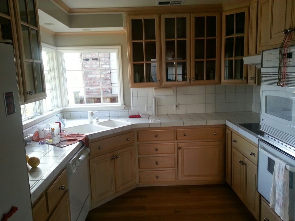 'Before' of kitchen